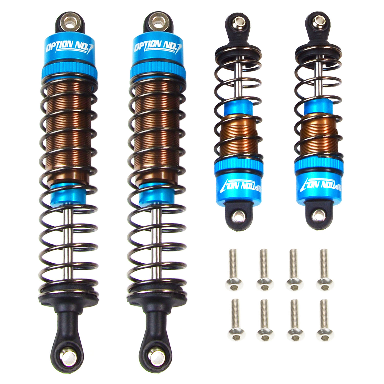 Shock Absorber Rc - Peredam Kejut Depan/Belakang Aluminium untuk Tamiya