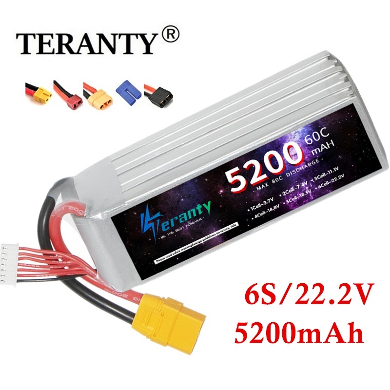 Rc Hobby Boat - TERANTY 6S 5200mAh Lipo baterai 22.2V