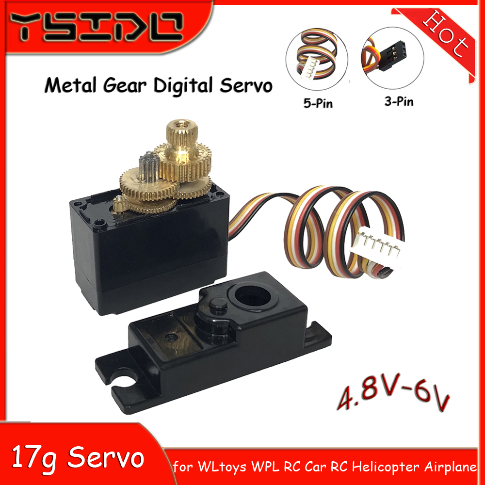 Servo Metal Gear - 17g Metal Gear Digital Core Servo