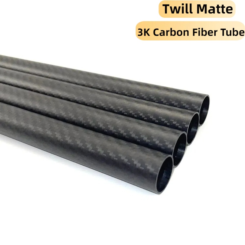 Rc Hobby Youtube - 1Pc tabung serat karbon Twill Matte