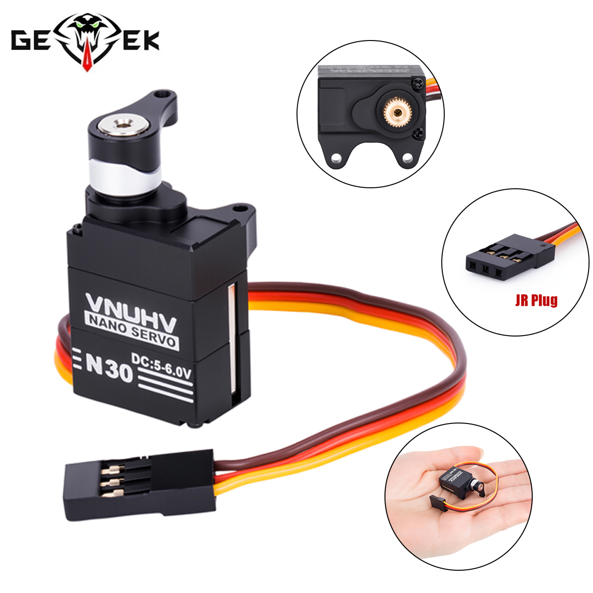 Servo Metal Gear - Servo Digital Aluminium dengan Servo Saver