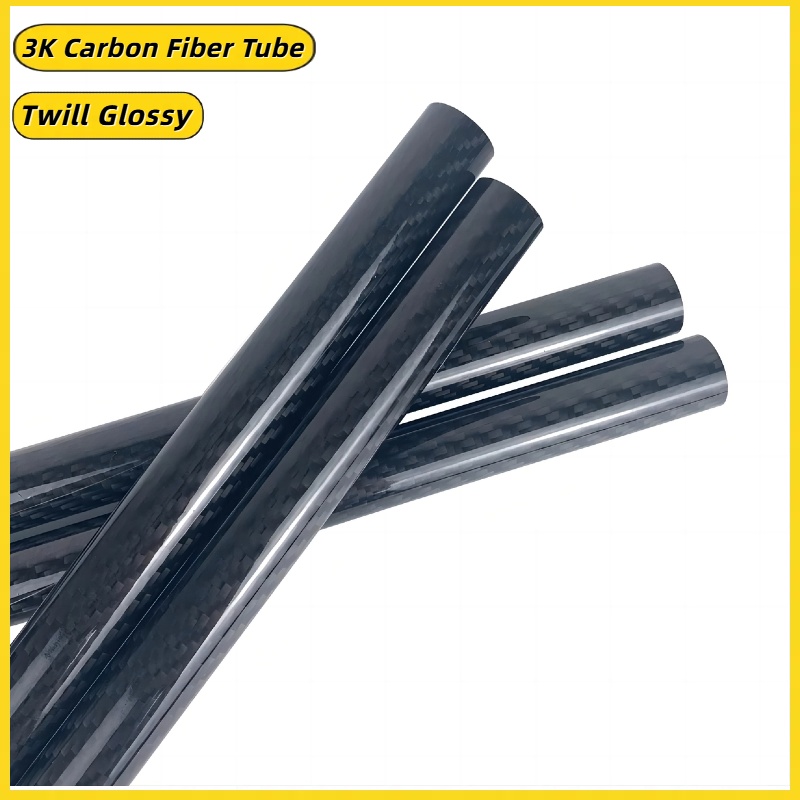 Rc Hobby Youtube - 1Pc Glossy Twill tabung serat karbon
