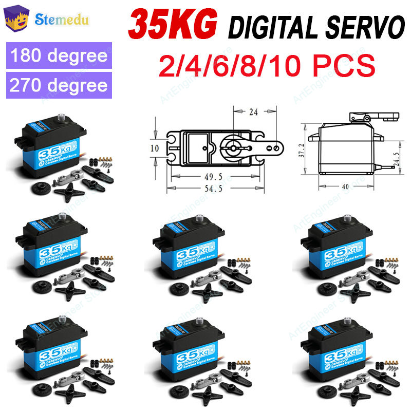 Servo Metal Gear - DS3235 PRO 35kg Servo Digital Torsi