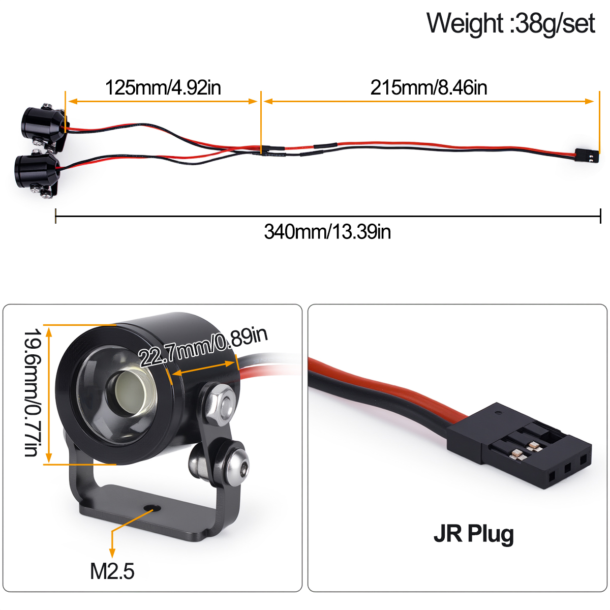 Lampu LED Mobil RC Lampu Sorot - Rc Hobby Tech Bali ulasan dan harga