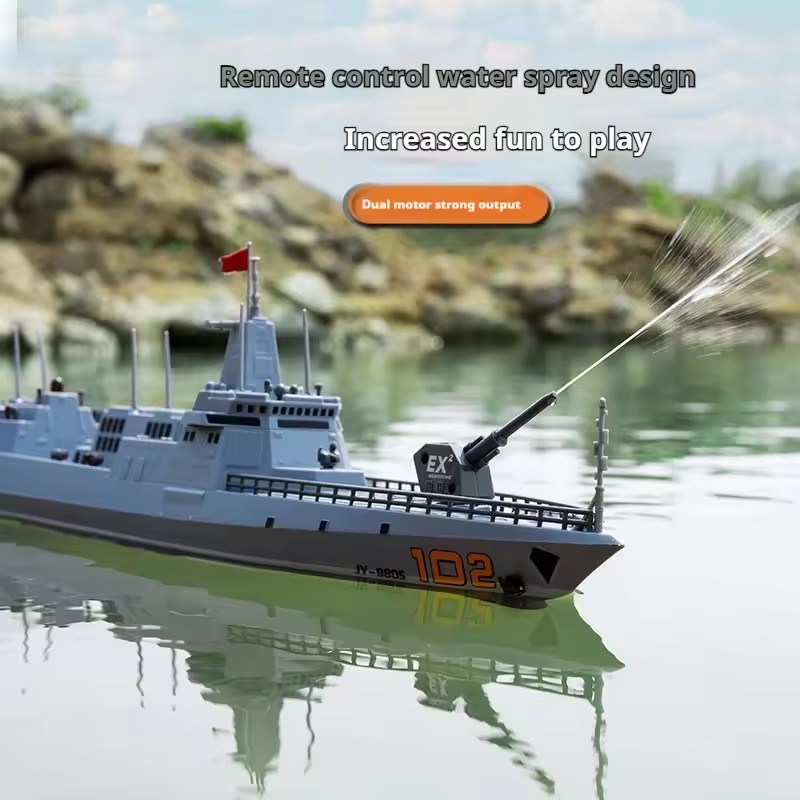 RC Destroyer Kecepatan Tinggi  - Rc Hobby Boat ulasan dan harga