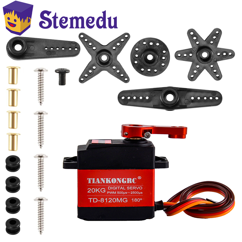 TD-8120MG motor torsi tinggi 2 - Servo Metal Gear ulasan dan harga