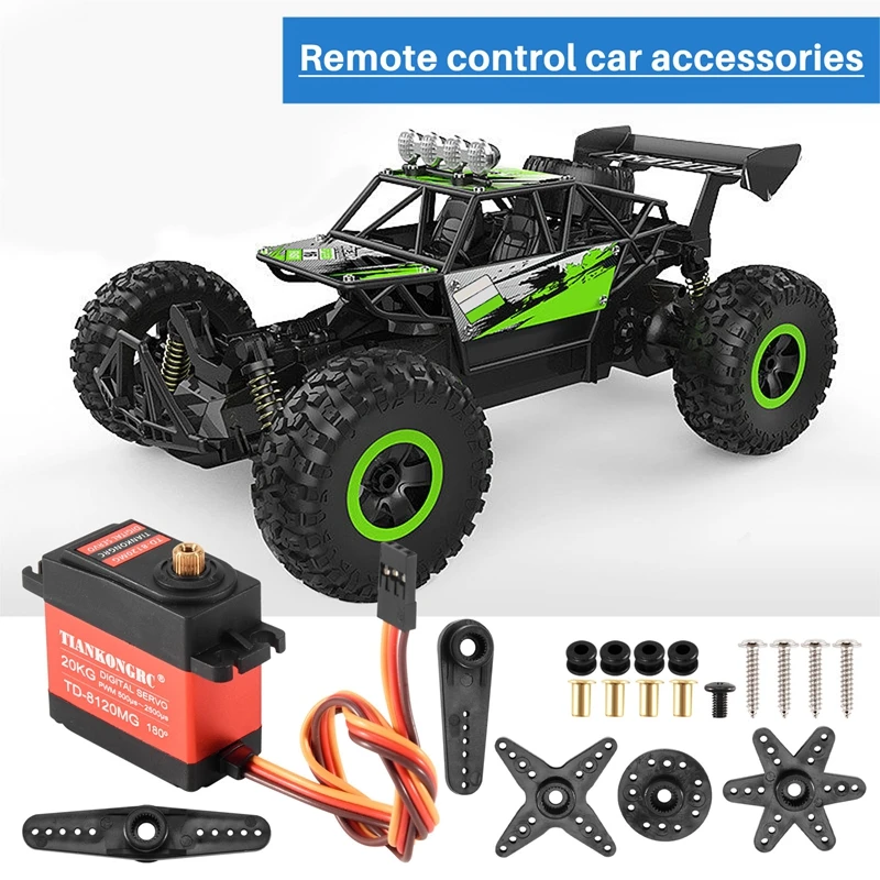 TD-8120MG motor torsi tinggi 2 - Servo Metal Gear ulasan dan harga