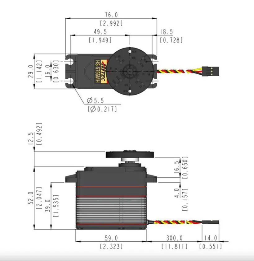 HS-5765MH Servo Digital Skala  - Servo Metal Gear ulasan dan harga