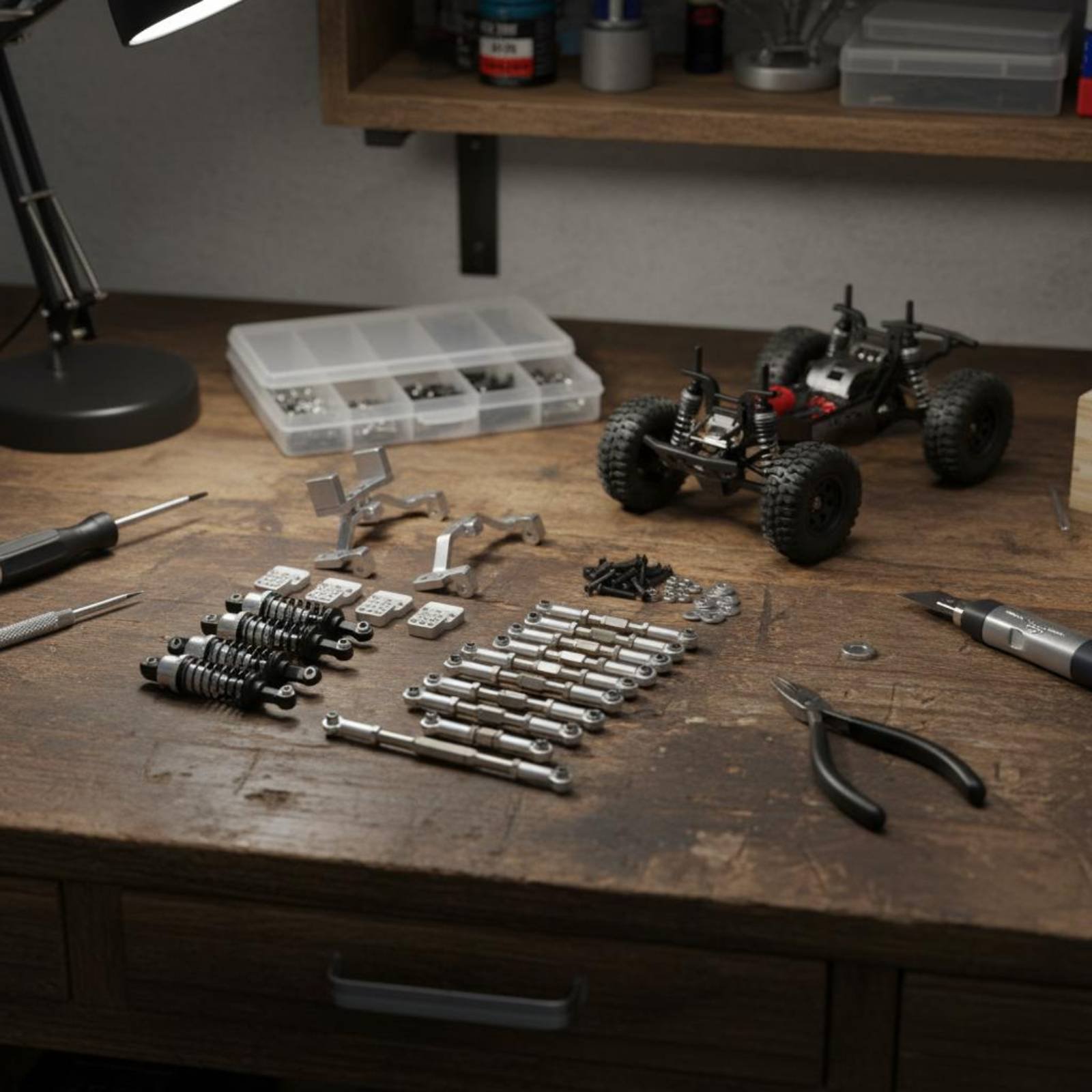 Suku Cadang Performa WPL C24 y - Shock Absorber Rc ulasan dan harga