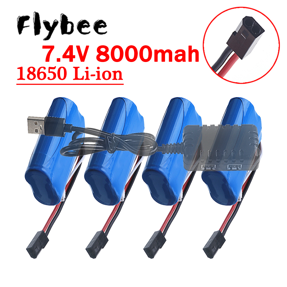 (5500 Plug) Baterai 18650 7.4V - Rc Hobby Boat ulasan dan harga