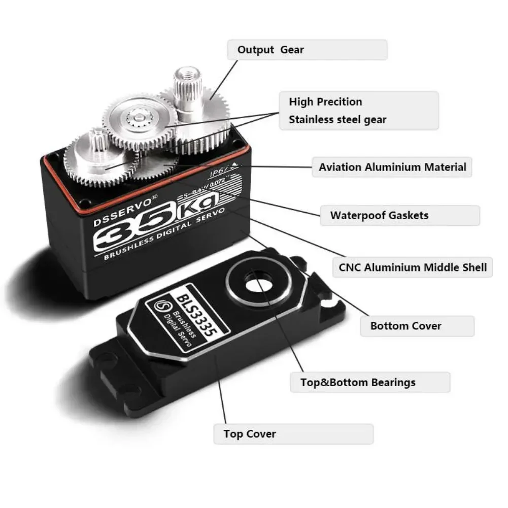 35KG BLS3335 Motor Servo Digit - Rc Hobby Motors ulasan dan harga