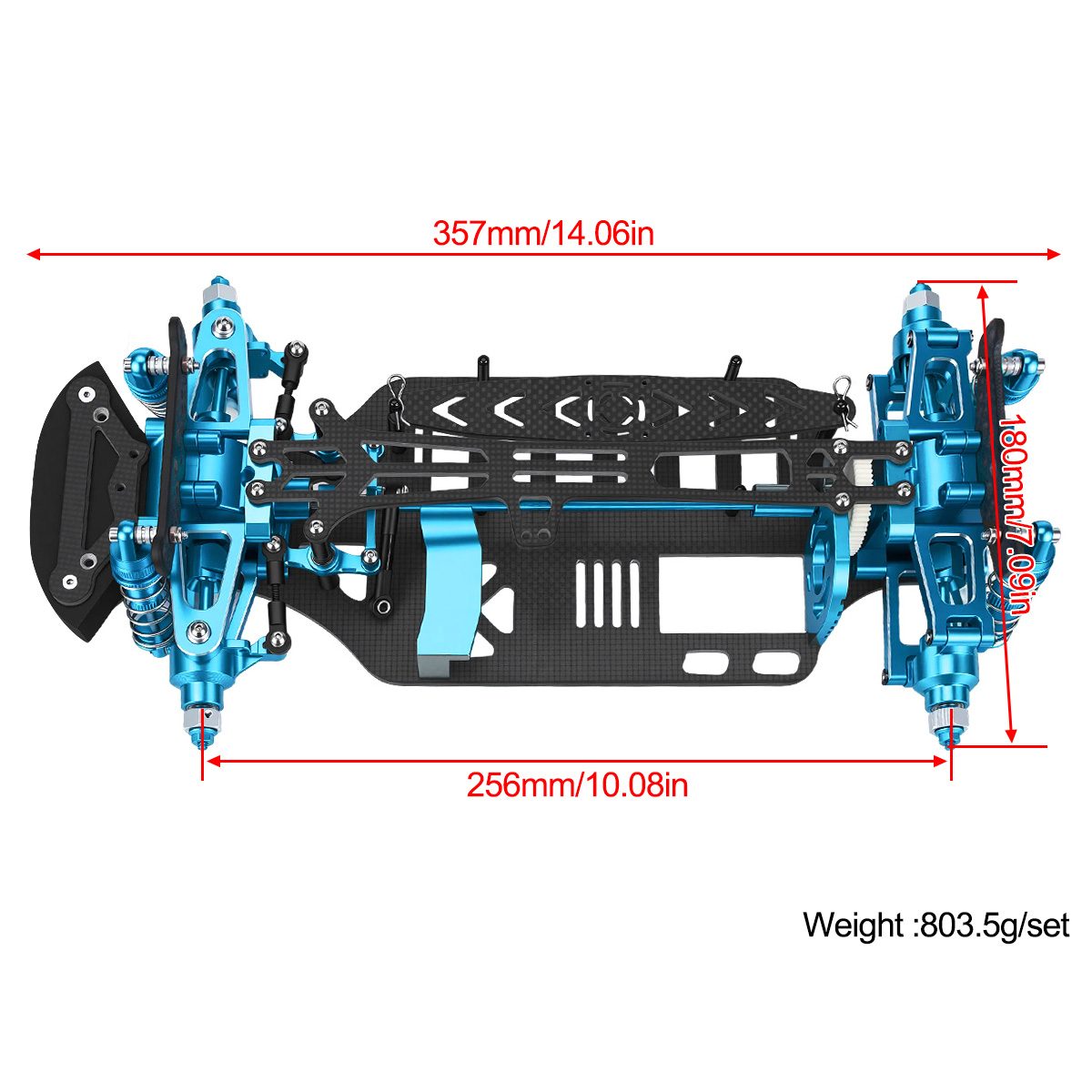 Kit Sasis Rangka Aluminium & S - Shock Absorber Rc ulasan dan harga