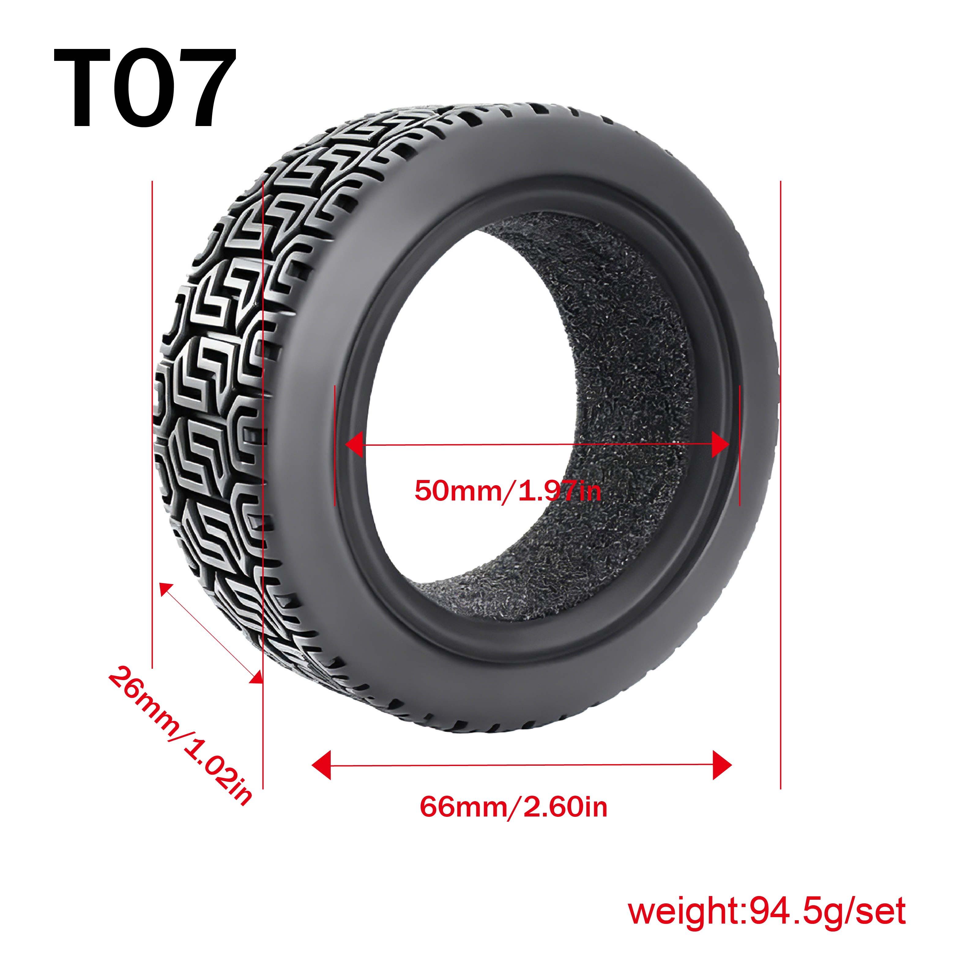 Ban Balap On-Road 1:10 Karet H - Rc Tire Foam Insert ulasan dan harga
