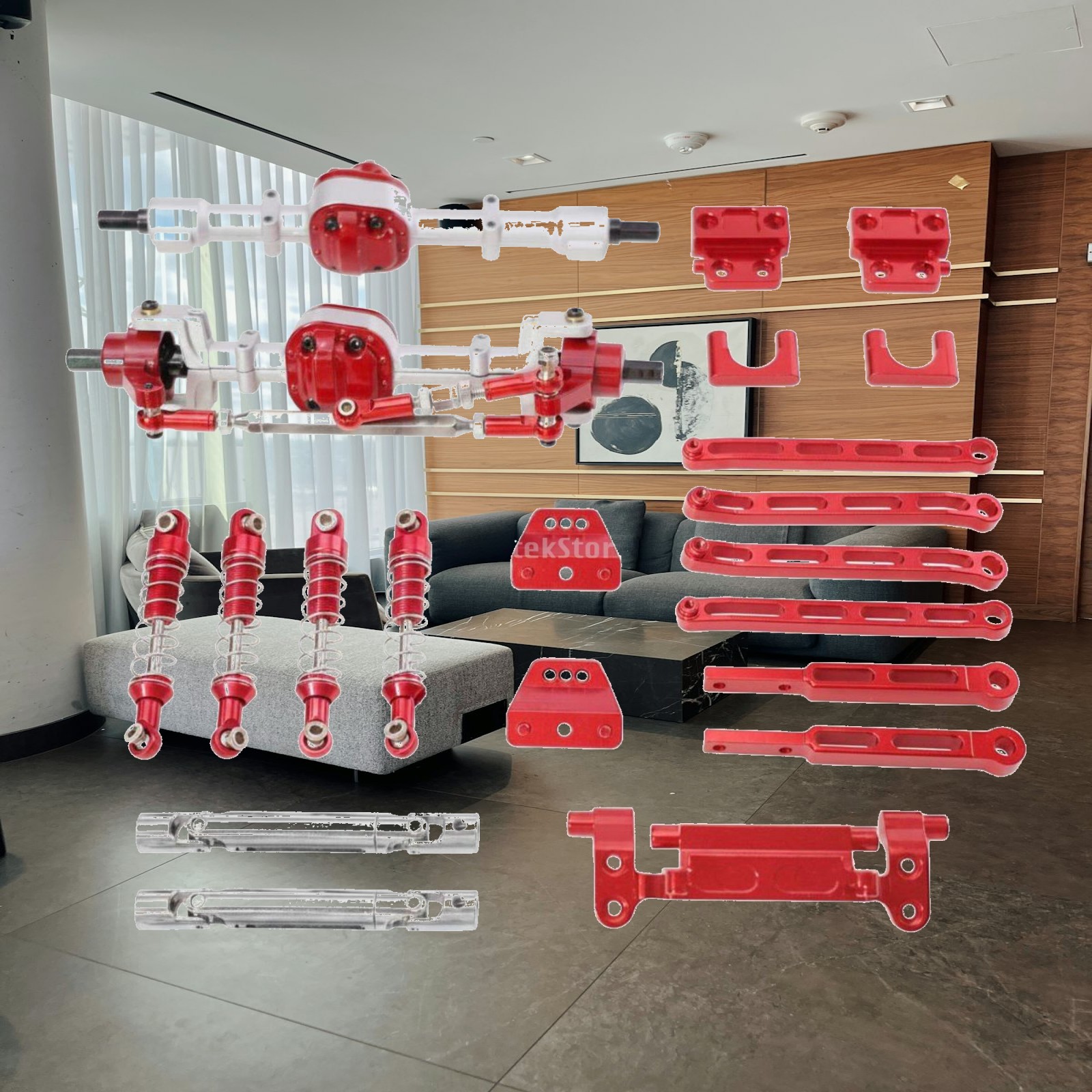 Suku Cadang Sasis Logam Skala  - Shock Absorber Rc ulasan dan harga