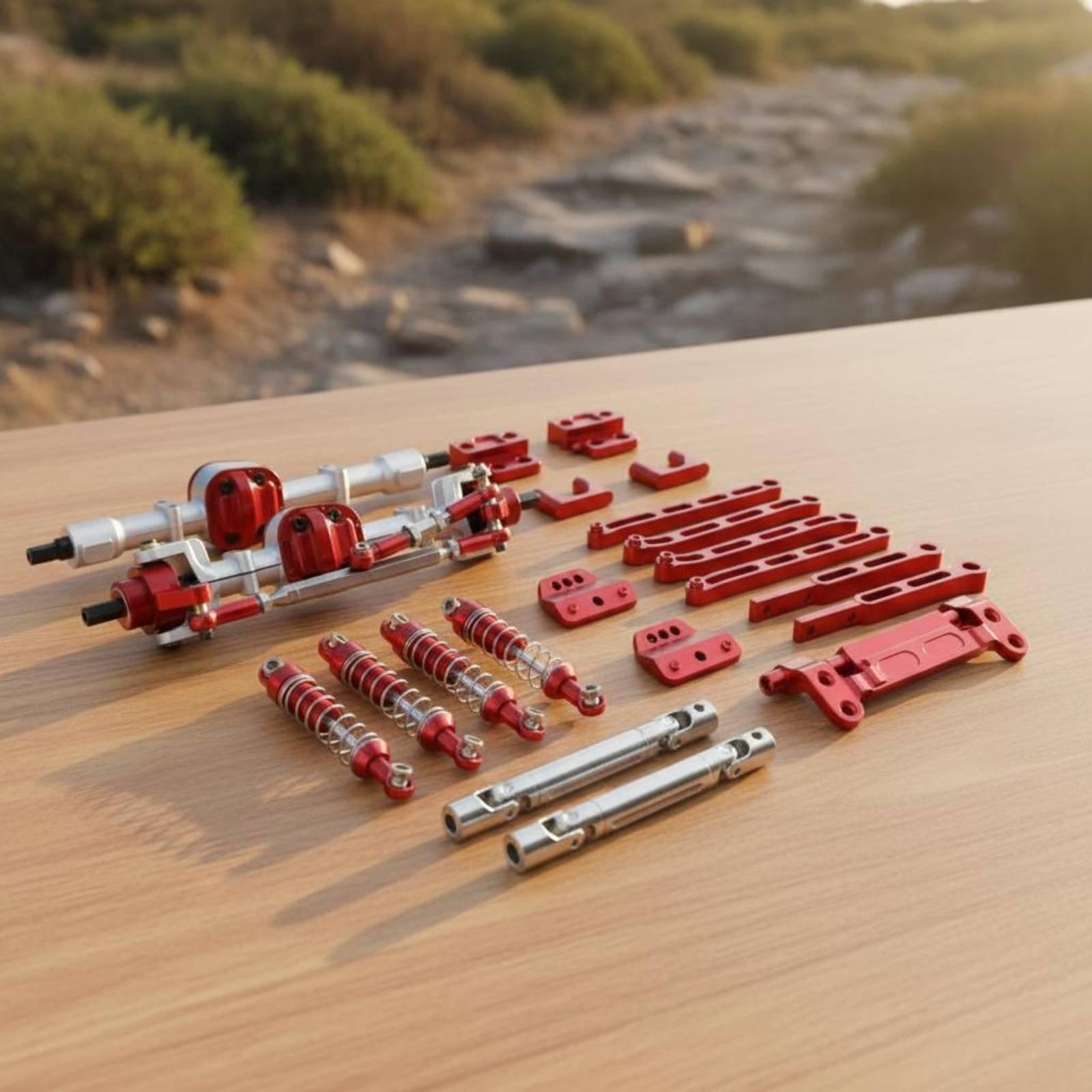 Suku Cadang Sasis Logam Skala  - Shock Absorber Rc ulasan dan harga