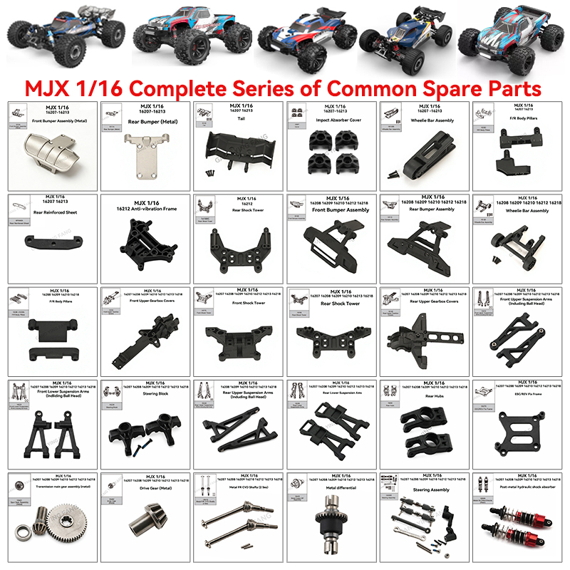 MJX 1/16 untuk 16218 16213 162 - Shock Absorber Rc ulasan dan harga